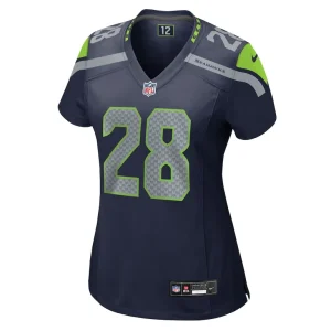 Nehemiah pritchett seattle seahawks nike womens team game jersey College navy M