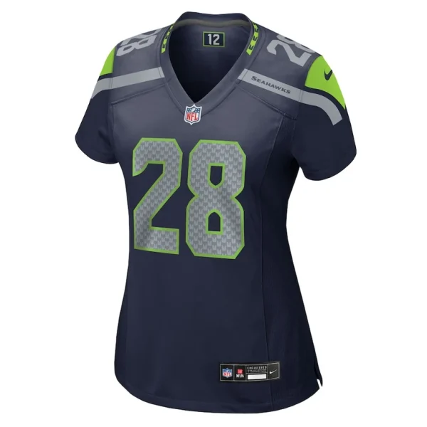 Nehemiah pritchett seattle seahawks nike womens team game jersey College navy M
