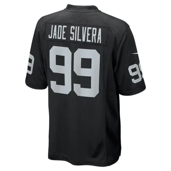 Nesta jade silvera las vegas raiders nike team game jersey Black L