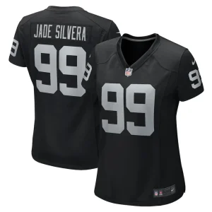 Nesta jade silvera las vegas raiders nike womens team game jersey Black