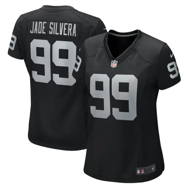 Nesta jade silvera las vegas raiders nike womens team game jersey Black