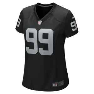 Nesta jade silvera las vegas raiders nike womens team game jersey Black M