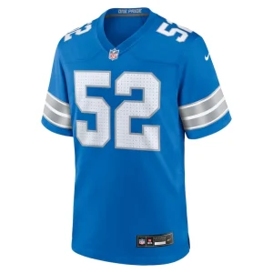 Netane muti detroit lions nike game jersey Blue M