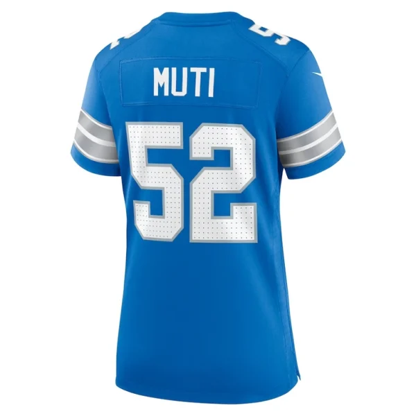 Netane muti detroit lions nike womens game jersey Blue L