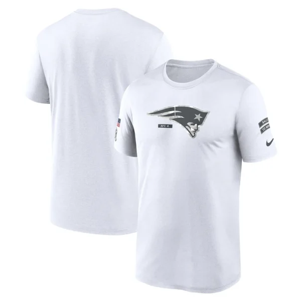 New england patriots nike 2024 salute to service legend performance t shirt White