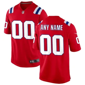 New england patriots nike alternate custom jersey Red