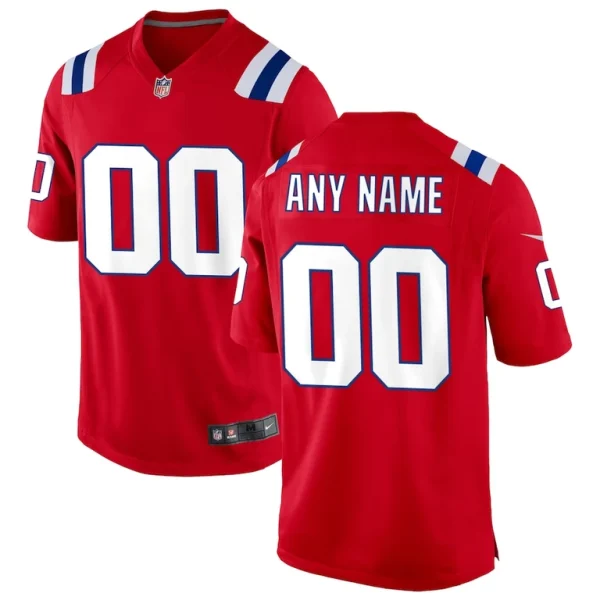 New england patriots nike alternate custom jersey Red