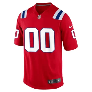 New england patriots nike alternate custom jersey Red M