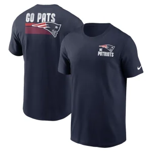 New england patriots nike blitz essential t shirt Navy