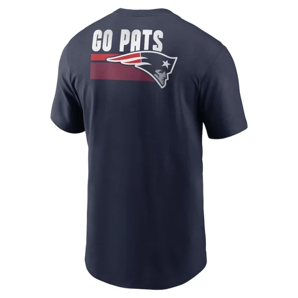 New england patriots nike blitz essential t shirt Navy L