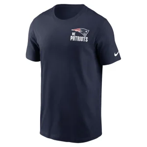 New england patriots nike blitz essential t shirt Navy M