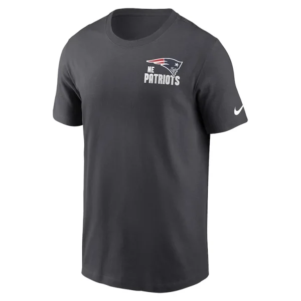 New england patriots nike blitz essential t shirt anthracite Multi M