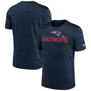 New england patriots nike blitz velocity modern performance t shirt Navy