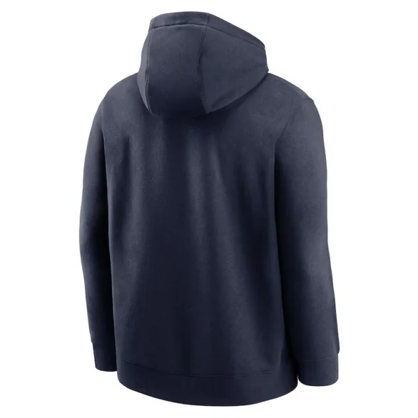 New england patriots nike club fleece pullover hoodie Navy L