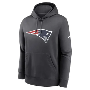 New england patriots nike club logo pullover hoodie anthracite Multi M
