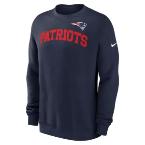 New england patriots nike club pullover sweatshirt Navy M