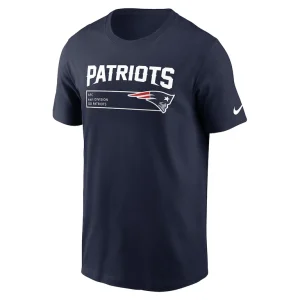 New england patriots nike division essential t shirt Navy M