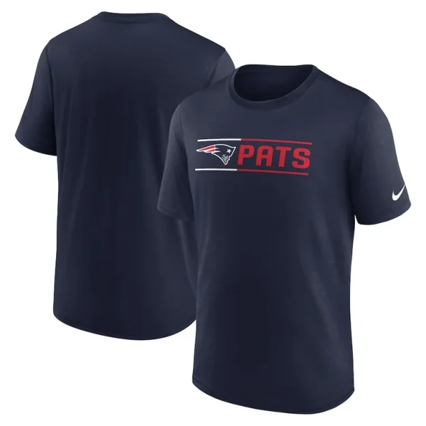 New england patriots nike exceed performance t shirt Navy
