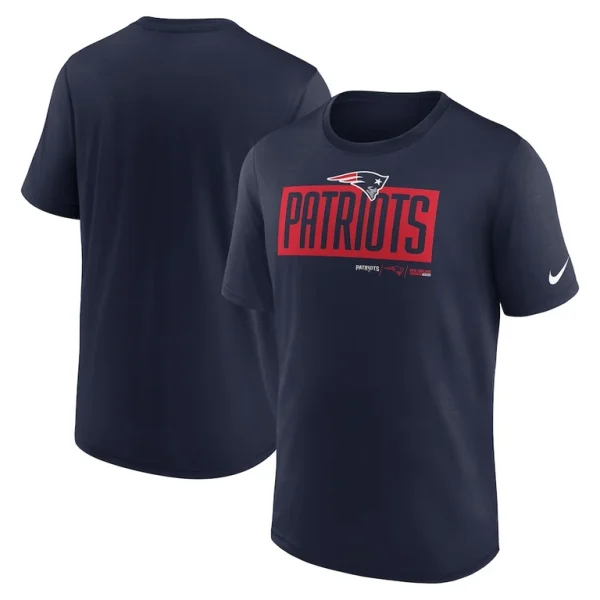 New england patriots nike exceed performance t shirt Navy
