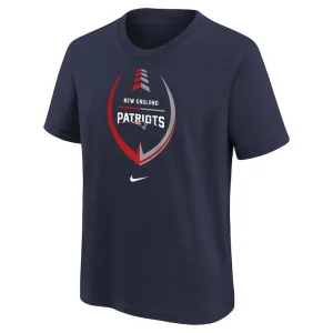 New england patriots nike girls preschool icon t shirt Navy 56