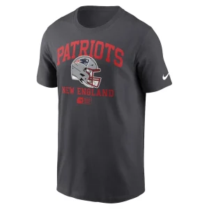 New england patriots nike helmet essential t shirt anthracite Multi M