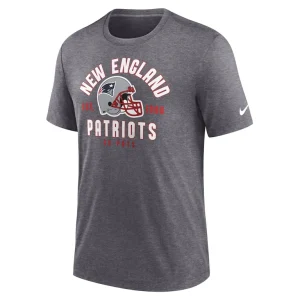 New england patriots nike helmet tri blend t shirt Heather charcoal M