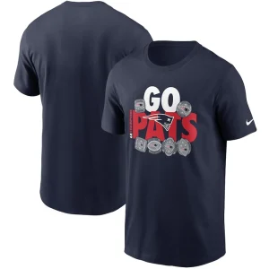 New england patriots nike hometown collection 6x t shirt Navy