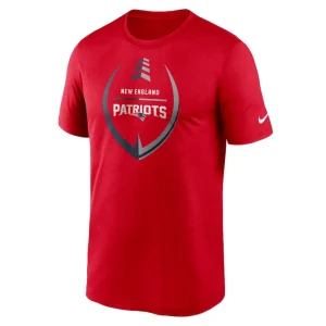New england patriots nike icon legend performance t shirt Red M