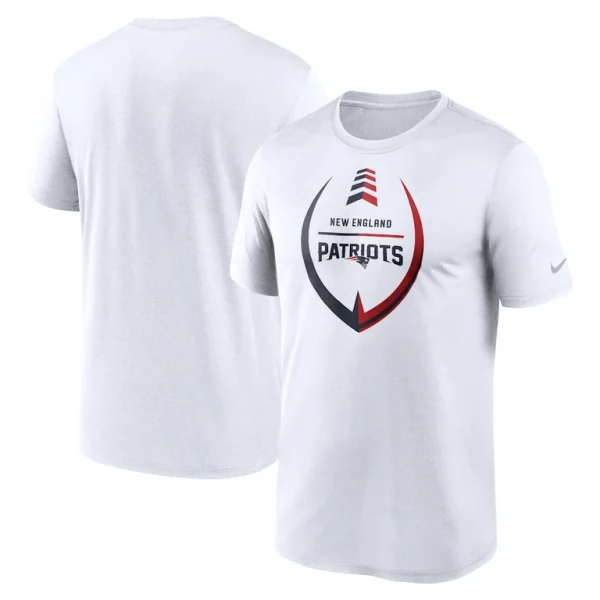 New england patriots nike icon legend performance t shirt White