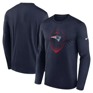 New england patriots nike legend icon long sleeve t shirt Navy