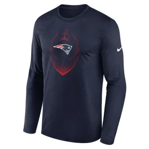 New england patriots nike legend icon long sleeve t shirt Navy M