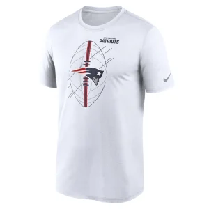 New england patriots nike legend icon performance t shirt White M