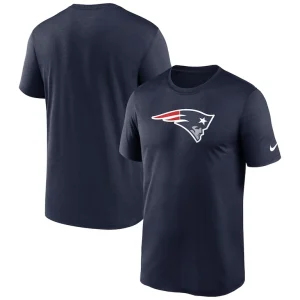 New england patriots nike legend logo performance t shirt Navy