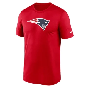 New england patriots nike legend logo performance t shirt Red M