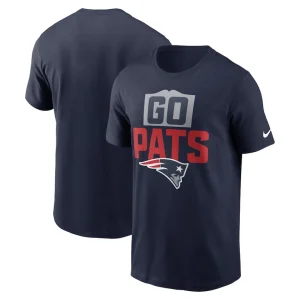 New england patriots nike local essential t shirt Navy