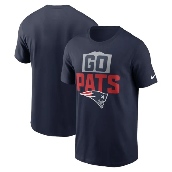 New england patriots nike local essential t shirt Navy