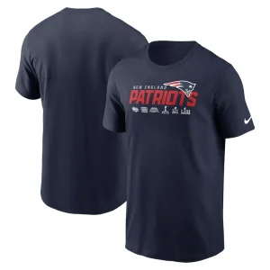 New england patriots nike local essential t shirt Navy