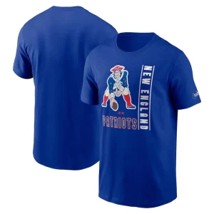 New england patriots nike lockup essential t shirt Royal