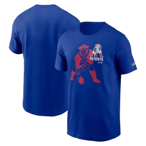 New england patriots nike logo essential t shirt Royal