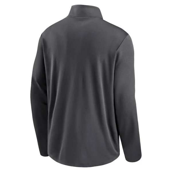 New england patriots nike logo pacer performance half zip jacket anthracite Multi L
