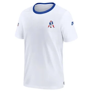 New england patriots nike mens sideline coaches alternate performance t shirt White M
