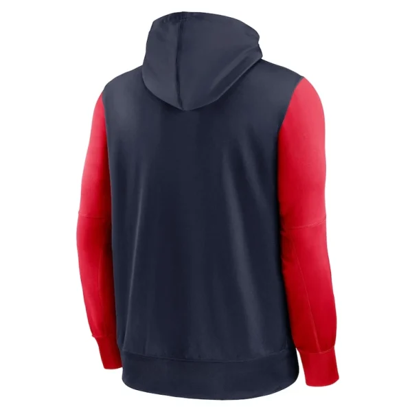 New england patriots nike performance full zip hoodie Navy L