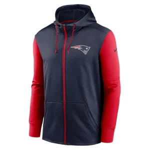 New england patriots nike performance full zip hoodie Navy M