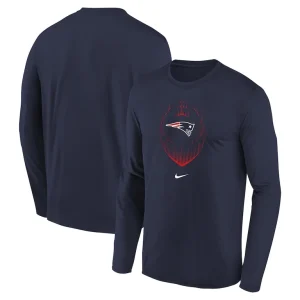 New england patriots nike preschool legend icon long sleeve t shirt Navy