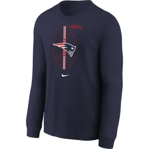 New england patriots nike preschool long sleeve t shirt Navy 56