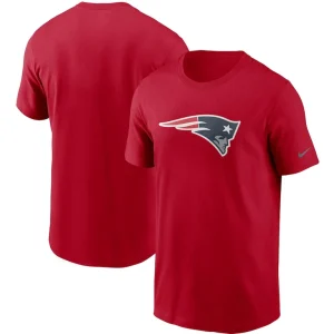 New england patriots nike primary logo t shirt Red