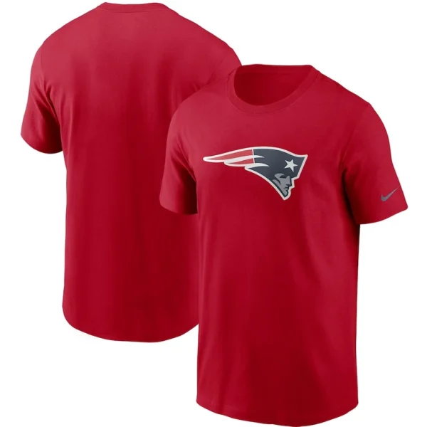New england patriots nike primary logo t shirt Red