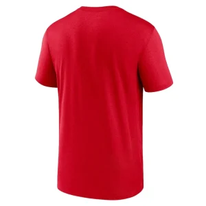 New england patriots nike primetime legend wordmark performance t shirt Red L