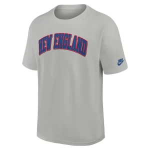 New england patriots nike rewind max90 statement t shirt Silver M