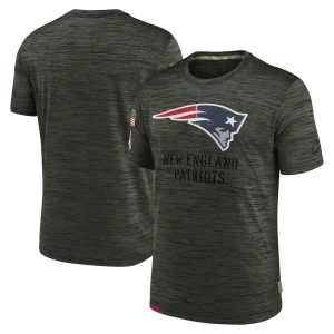 New england patriots nike salute to service velocity team t shirt Olive